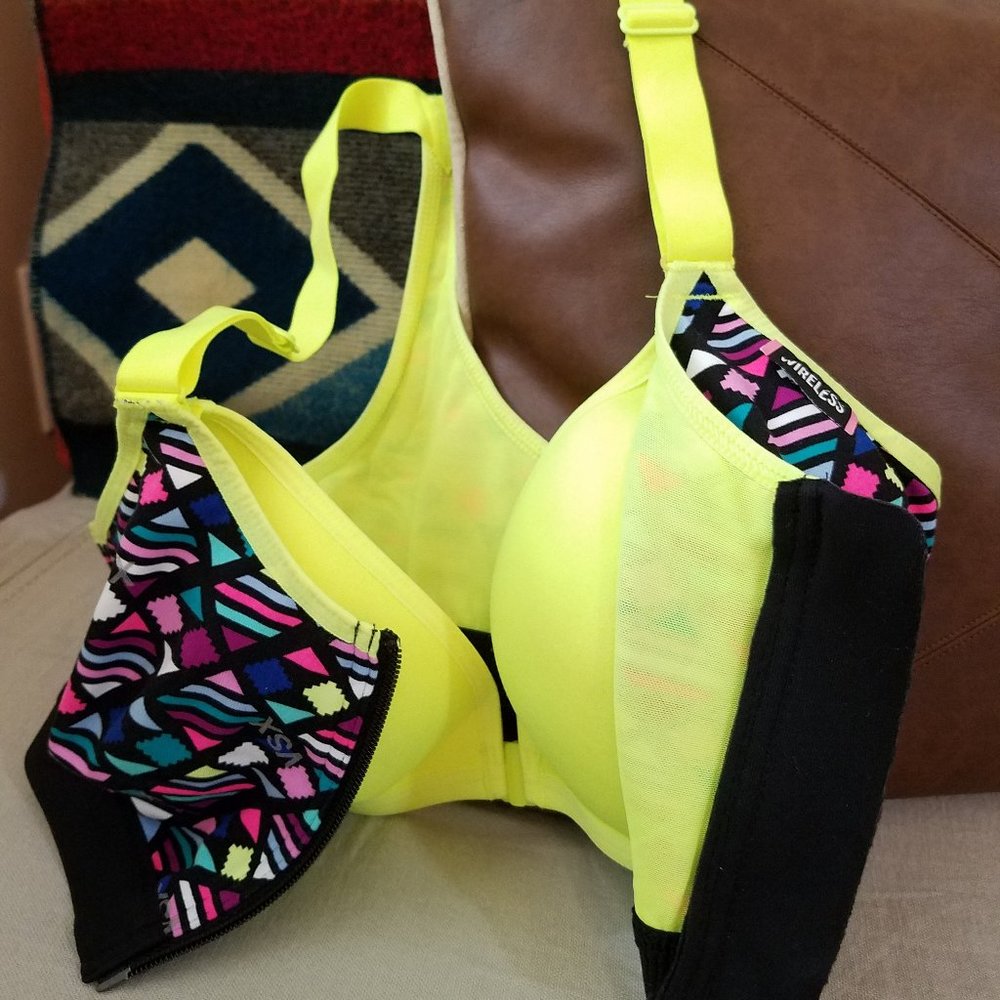Victoria's Secret Neon Multicolor Sports Bra